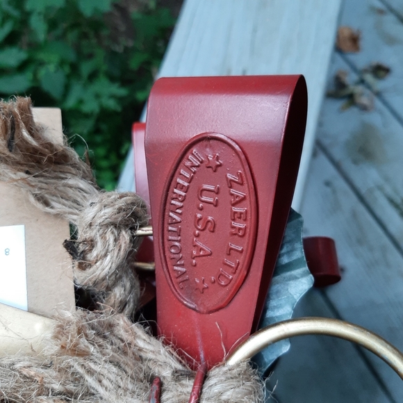 **Old World Galvanized Christmas Bells With Bows Decorative Accents - Picture 5 of 14